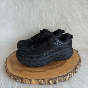 HOKA Bondi 7 black sneakers